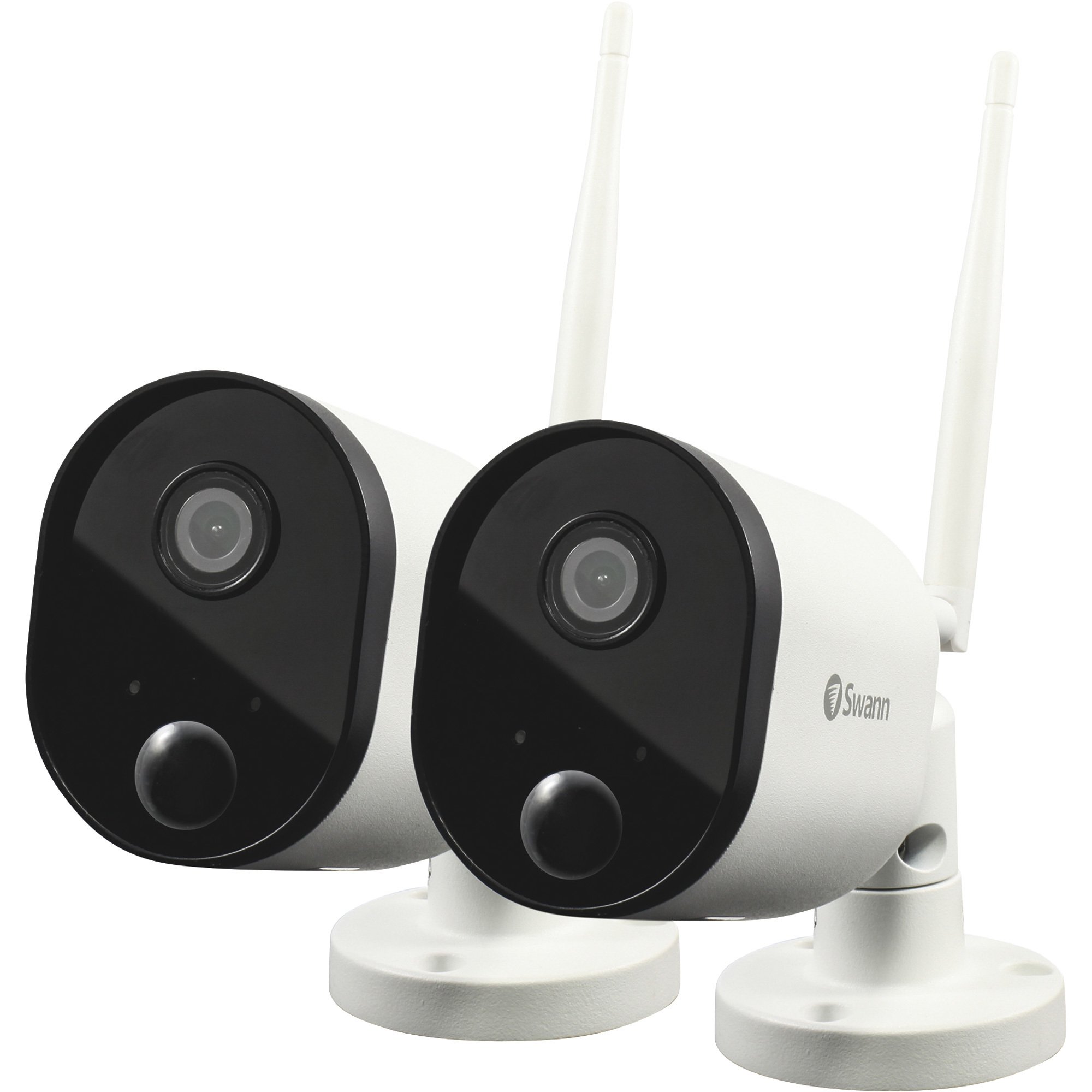 Swann Communications Full HD 1080P Wi-Fi Outdoor Cameras with Audio Capture — 2-Pk. Model# SWWHD-OUTCAMPK2-US